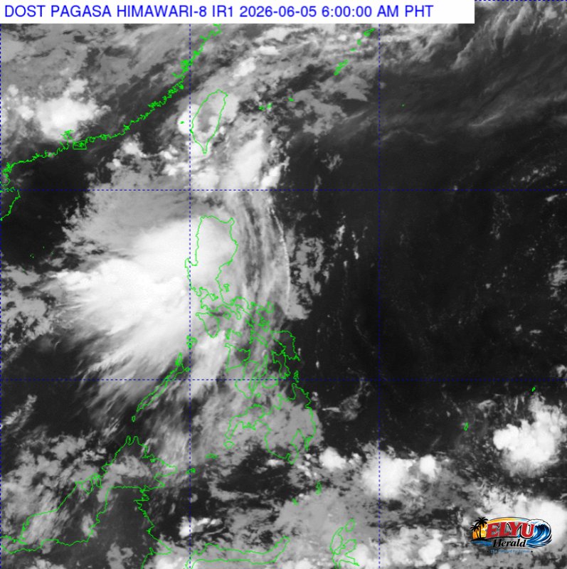 Rain clouds over most of Luzon