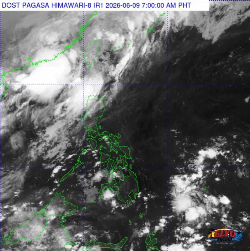 Satellite imagery of N Luzon weather conditions